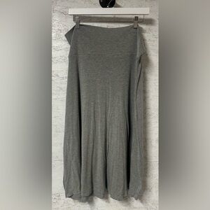 Lock &Love Women's Grey Midi Skirt